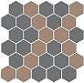 Kerama marazzi Декор Агуста 6 мозаичный микс матовый 29,7x29,8x0,69