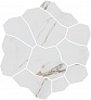 Kerama marazzi Декор Марсель наборный белый матовый обрезной 31,5x34,2x0,9