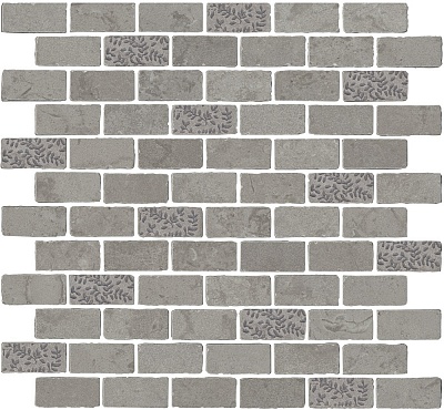 Kerama marazzi Декор Про Лаймстоун Антика 2 мозаичный серый матовый 32x30x0,9