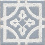 Kerama marazzi Вставка Амальфи орнамент серый 9,9х9,9 