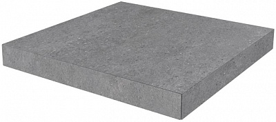 Kerama marazzi Ступень угловая клееная Фондамента серый 33x33x0,9