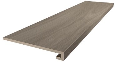 Kerama marazzi Ступень Монтиони коричневый светлый матовый обрезной 33x119,5x0,9
