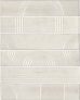 Kerama marazzi Панно Мажорель белый глянцевый (из 6 частей 6х28,5) 36x28,5x1