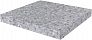 Kerama marazzi Ступень угловая клееная Терраццо серый 33x33x0,9
