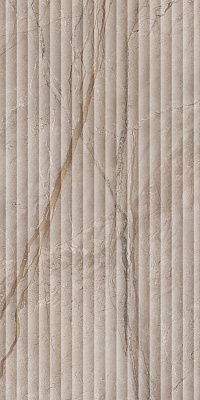 Kerama marazzi Плитка Ифран бежевый светлый глянцевый структура обрезной 60x119,5x1