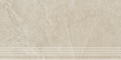 Kerama marazzi Ступень фронтальная Эстерель бежевый светлый матовый обрезной 30x60x0,9