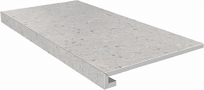 Kerama marazzi Ступень клееная Терраццо бежевый светлый 33x60x0,9