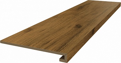 Kerama marazzi Ступень клееная Сальветти бежевый темный 33x119,5x0,9