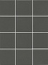 Kerama marazzi Мозаика Агуста серый темный матовый 30x40x0,7 из 12 частей 9,8х9,8