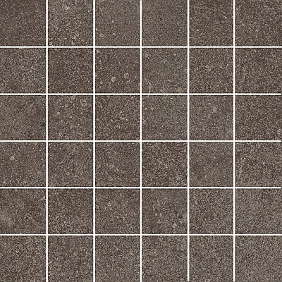 Kerama marazzi Декор Руссильон мозаичный коричневый тёмный матовый обрезной 30x30x0,9