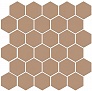 Kerama marazzi Керамогранит Агуста оранжевый матовый 29,7x29,8x0,69 из 30 частей (5,2х6)