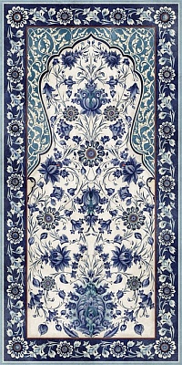 Kerama marazzi VT\A22\SG5918R Декор Орнамент синий обрезной 120х240