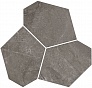 Kerama marazzi Декор Марсель наборный серый матовый обрезной 26,5x25,5x0,9