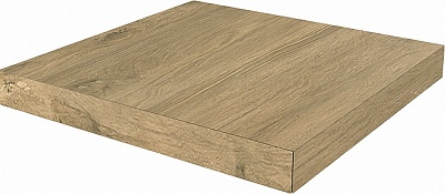 Kerama marazzi Ступень угловая клееная левая Сальветти капучино 33x33x0,9