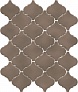Kerama marazzi Керамогранит Арабески Марокко коричневый тёмный глянцевый 26x30x0,7