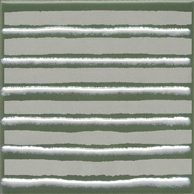 Kerama marazzi Декор Бахия 4 зелёный глянцевый 9,8x9,8x0,7
