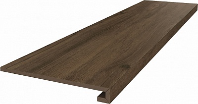 Kerama marazzi Ступень клееная Сальветти коричневый 33x119,5x0,9
