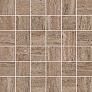 Kerama marazzi Декор Про Травертин мозаичный коричневый светлый матовый обрезной 30x30x0,9