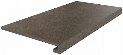 Kerama marazzi Ступень клееная Про Стоун коричневый 33x60x0,9