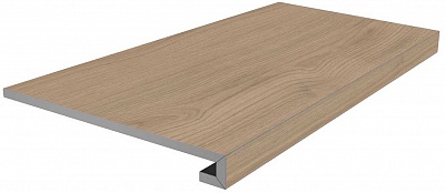 Kerama marazzi Ступень Альберони бежевый матовый обрезной 33x60x0,9
