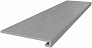 Kerama marazzi Ступень клееная Фондамента серый светлый 33x119,5x0,9