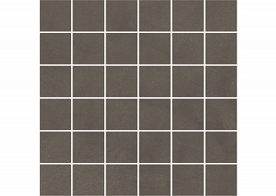 Kerama marazzi Декор Про Чементо мозаичный коричневый тёмный матовый 30x30x0,9