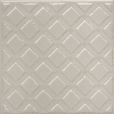 Kerama marazzi Декор Бахия 1 серый светлый глянцевый 9,8x9,8x0,7
