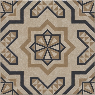 Kerama marazzi Декор Касабланка бежевый светлый матовый 20x20x0,8