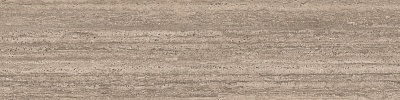 Kerama marazzi Ступень фронтальная клееная Про Травертин бежевый тёмный матовый обрезной 33x119,5x0,9