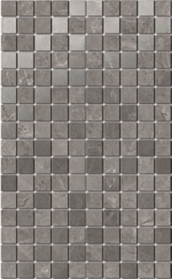 Kerama marazzi MM6361 Декор Гран Пале серый мозаичный 25х40
