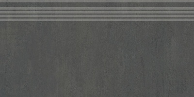 Kerama marazzi Ступень Гварди антрацит матовый обрезной 30x60x0,9