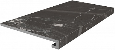 Kerama marazzi Ступень клеёная Риальто чёрный матовый 33x80x0,9
