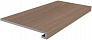 Kerama marazzi Ступень Альберони коричневый матовый обрезной 33x60x0,9