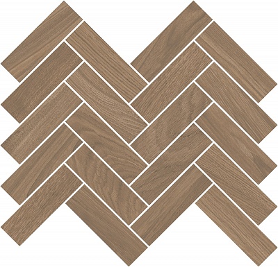 Kerama marazzi Декор Монтиони мозаичный коричневый матовый 34x35,5x0,9