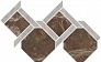 Kerama marazzi Декор Риальто 1 наборный лаппатированный 48x29,5x0,9