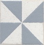 Kerama marazzi STG\C407\1270H Вставка Амальфи орнамент серый 9,8х9,8