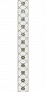 Kerama marazzi Бордюр Серенада 1 глянцевый обрезной 60x7,2x0,9