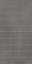Kerama marazzi Декор чипсет Мирабо серый тёмный матовый обрезной 30x60x0,9
