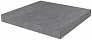 Kerama marazzi Ступень угловая клееная Фондамента серый темный 33x33x0,9
