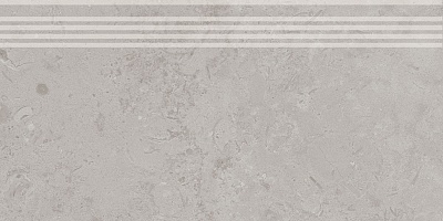 Kerama marazzi Ступень Про Лаймстоун серый натуральный обрезной 30x60x0,9