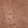 Kerama marazzi Керамогранит Хадду красный матовый декорированный 40,2x40,2x0,8