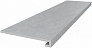 Kerama marazzi Ступень клееная Фондамента пепельный светлый 33x119,5x0,9