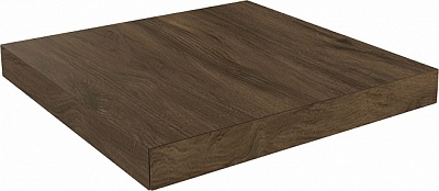 Kerama marazzi Ступень угловая клееная правая Сальветти коричневый 33x33x0,9