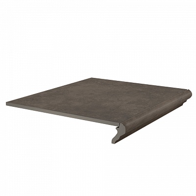 Kerama marazzi Ступень фронтальная Хадду коричневый матовый 40,2x34x0,8