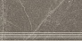 Kerama marazzi Ступень фронтальная Эстерель коричневый матовый обрезной 30x60x0,9