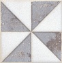 Kerama marazzi STG\C407\1270 Вставка Амальфи орнамент серый 9,9х9,9