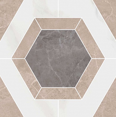 Kerama marazzi Декор Гран Пале наборный 25,1x25,1x0,85