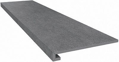 Kerama marazzi Ступень клееная Фондамента пепельный 33x119,5x0,9