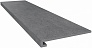 Kerama marazzi Ступень клееная Фондамента пепельный 33x119,5x0,9