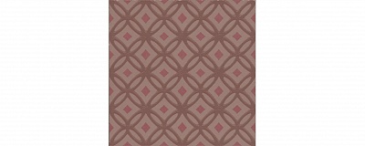 Kerama marazzi Декор Агуста 1 розовый матовый 9,8x9,8x0,7